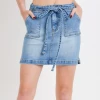 Cest Toi Self Belted Mini Skirt Final Sale