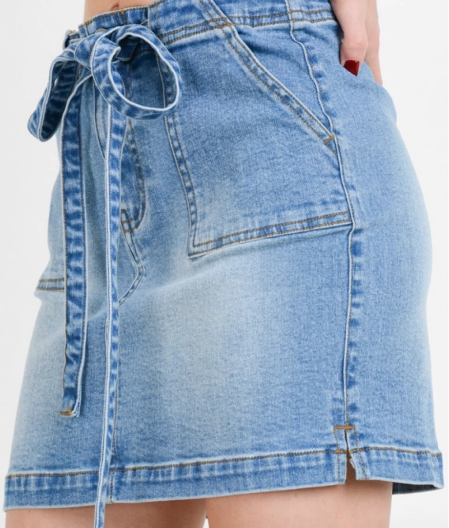 Cest Toi Self Belted Mini Skirt Final Sale 2 Cest Toi Self Belted Mini Skirt Final Sale