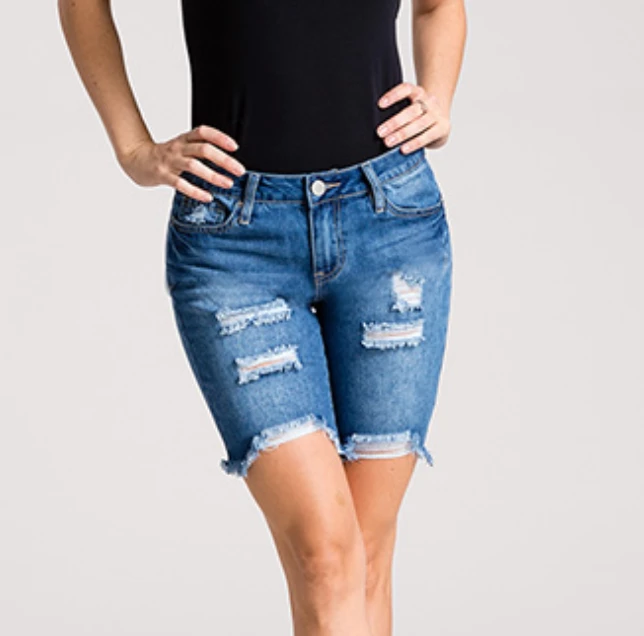 YMI Mid Rise Denim Shorts 1 YMI Mid Rise Denim Shorts