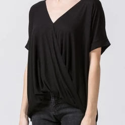 Hyfve Black Surplice Front Top 16 Hyfve Black Surplice Front Top