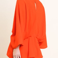 UMGEE Orange Pintuck Top Game Day!