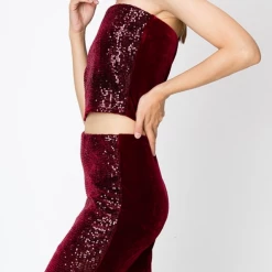 Hyfve Wine Sequins Top 4 Hyfve Wine Sequins Top