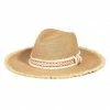 Wall To Wall New Arrivals Boho Tribal Stripe Straw Hat