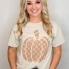 Csny Taupe Pumpkin Tee Tops