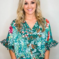 UMGEE Forest Floral/Animal Top Tops