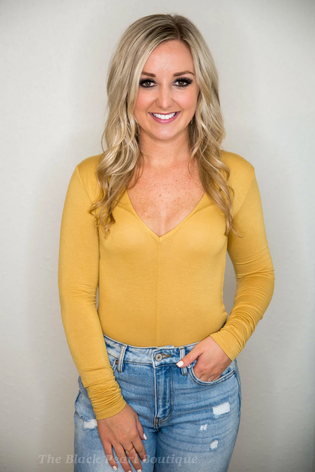 Hyfve Tops Mustard Long Sleeve Body Suit 2 Hyfve Tops Mustard Long Sleeve Body Suit