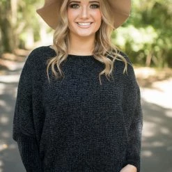 Hyfve Black Dolman Sleeve Sweater