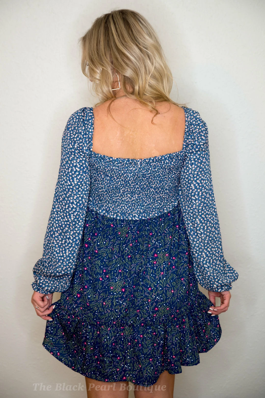 UMGEE Navy Floral Dress 3 UMGEE Navy Floral Dress