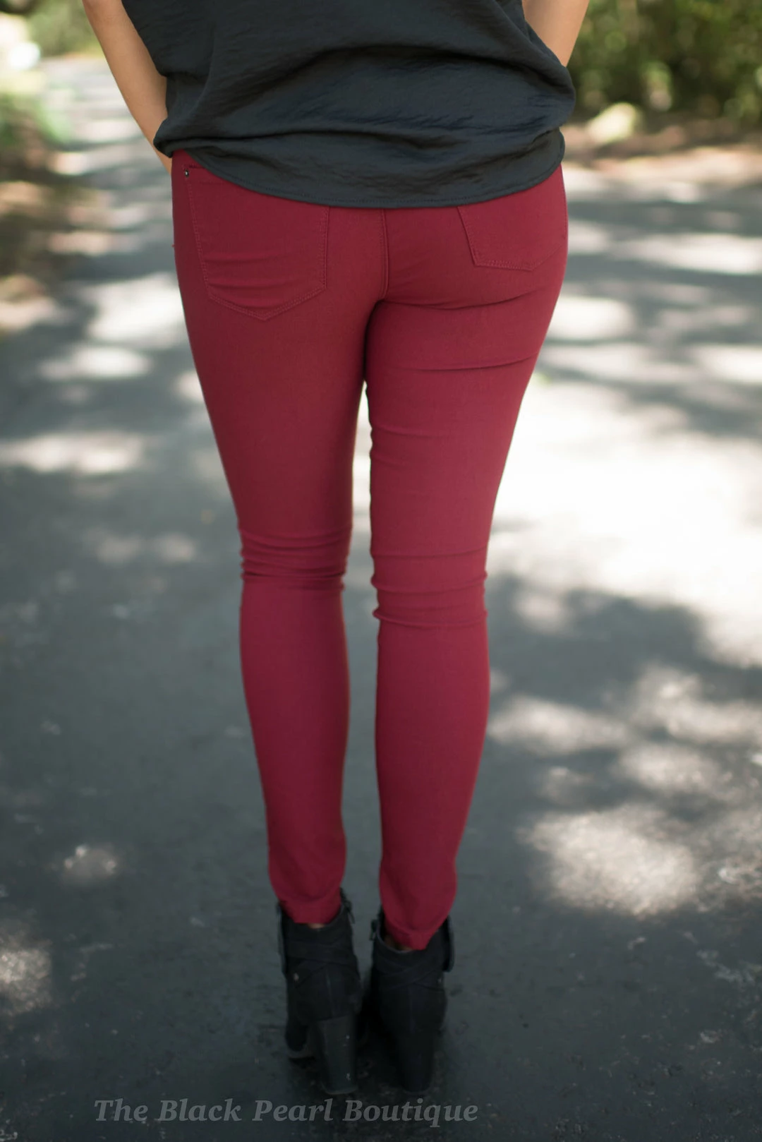 YMI Burgundy Hyper Stretch Pants 2 YMI Burgundy Hyper Stretch Pants