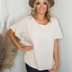 UMGEE Oatmeal Linen Top New Arrivals 5 UMGEE Oatmeal Linen Top New Arrivals