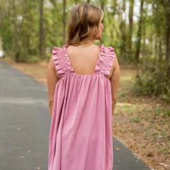 Entro Pink Square Neck Dress 13 Entro Pink Square Neck Dress