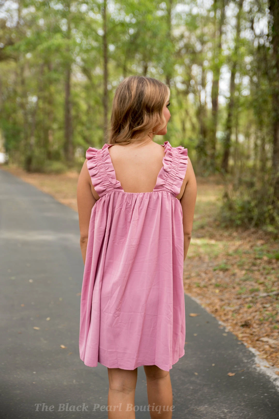 Entro Pink Square Neck Dress 5 Entro Pink Square Neck Dress