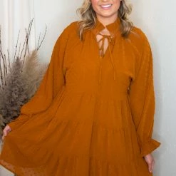 Peach Love Rust Dress 8 Peach Love Rust Dress