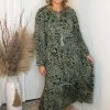 UMGEE Dresses Olive Animal Print Maxi