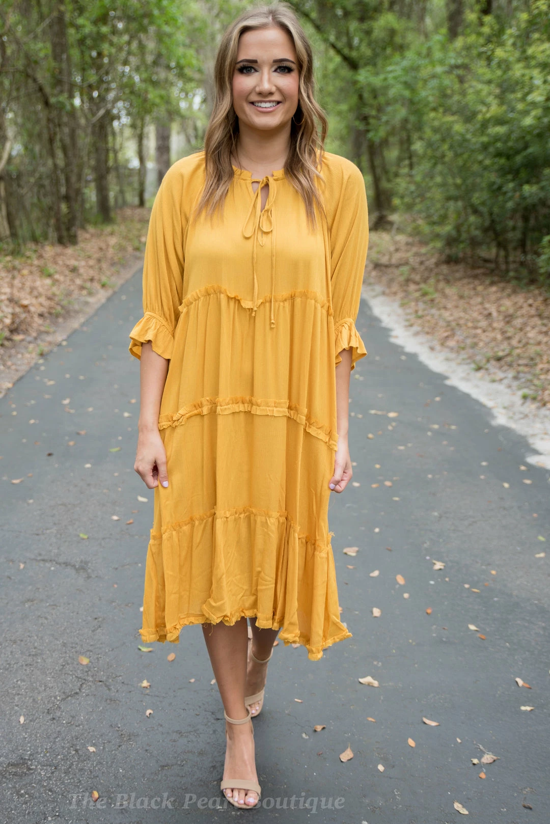 UMGEE Dresses Golden Midi Dress 2 UMGEE Dresses Golden Midi Dress