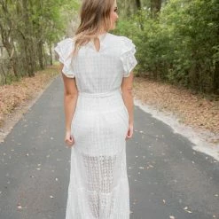 Entro White Eyelet Lace Maxi Final Sale 15 Entro White Eyelet Lace Maxi Final Sale