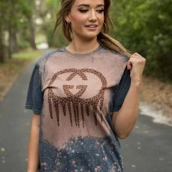 Csny Leopard Drip Acid Tee