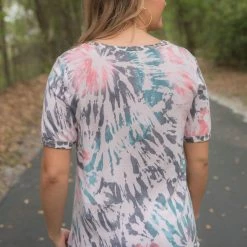 Bibi Tie Dye Pocket Tee Final Sale