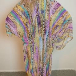 Gigio Lavender Animal Print Kimono