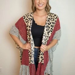 UMGEE Animal Print Kimono