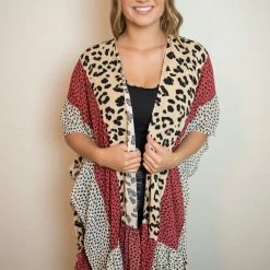 UMGEE Animal Print Kimono