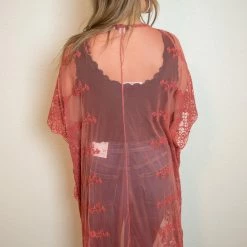 Hyfve Clay Lace Kimono Tops