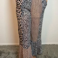 UMGEE Animal Print Pants Bottoms