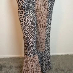 UMGEE Animal Print Pants Bottoms