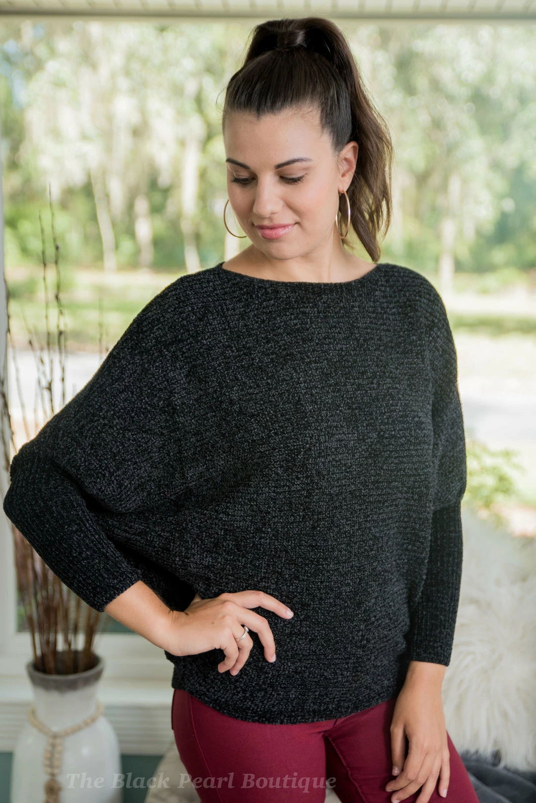 Hyfve Black Dolman Sleeve Sweater 6 Hyfve Black Dolman Sleeve Sweater