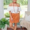 Flying Tomato White Off The Shoulder Bubble Top Final Sale