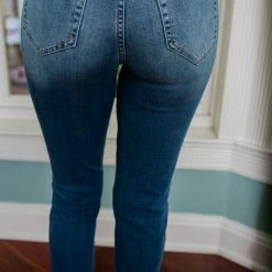 YMI High Rise Rip & Tear Jeans Bottoms