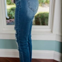 YMI High Rise Rip & Tear Jeans Bottoms
