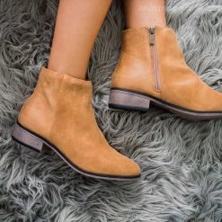 J.P. Original Shoes Tan Booties