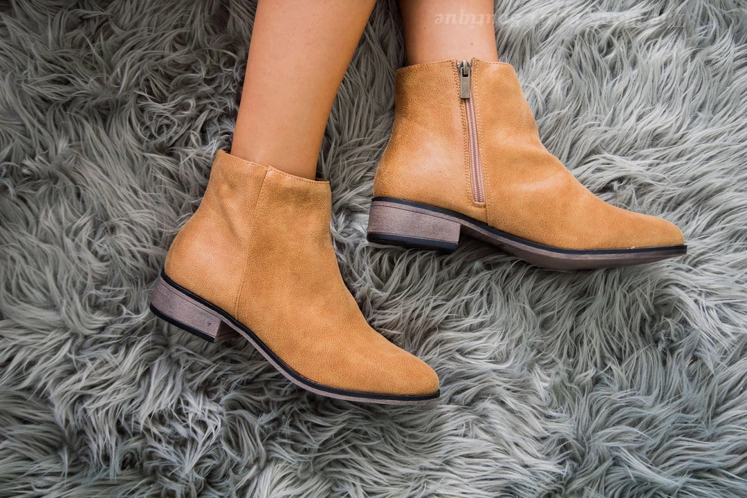 J.P. Original Shoes Tan Booties 1 J.P. Original Shoes Tan Booties