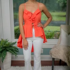 Rethem Game Day! Orange High/Low Top