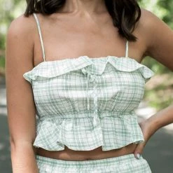 Hyfve Sage Plaid 2 Piece Set Final Sale 14 Hyfve Sage Plaid 2 Piece Set Final Sale