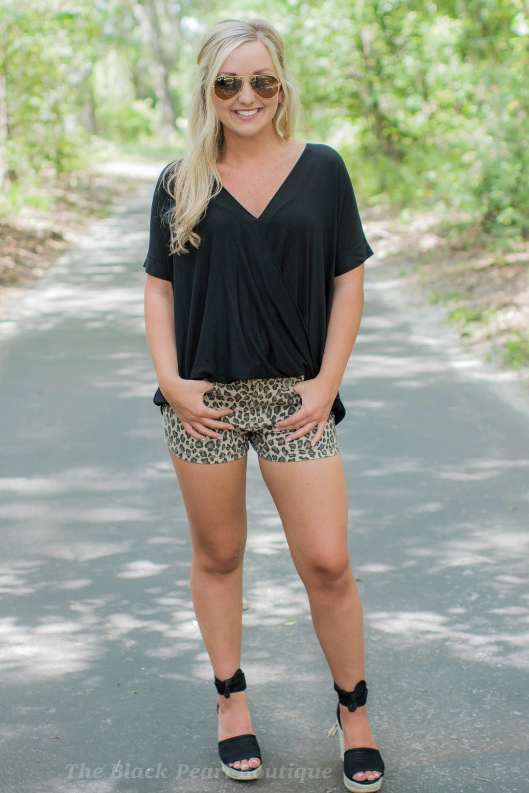 Hyfve Black Surplice Front Top 6 Hyfve Black Surplice Front Top