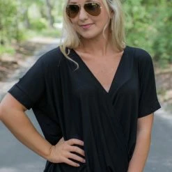 Hyfve Black Surplice Front Top 13 Hyfve Black Surplice Front Top