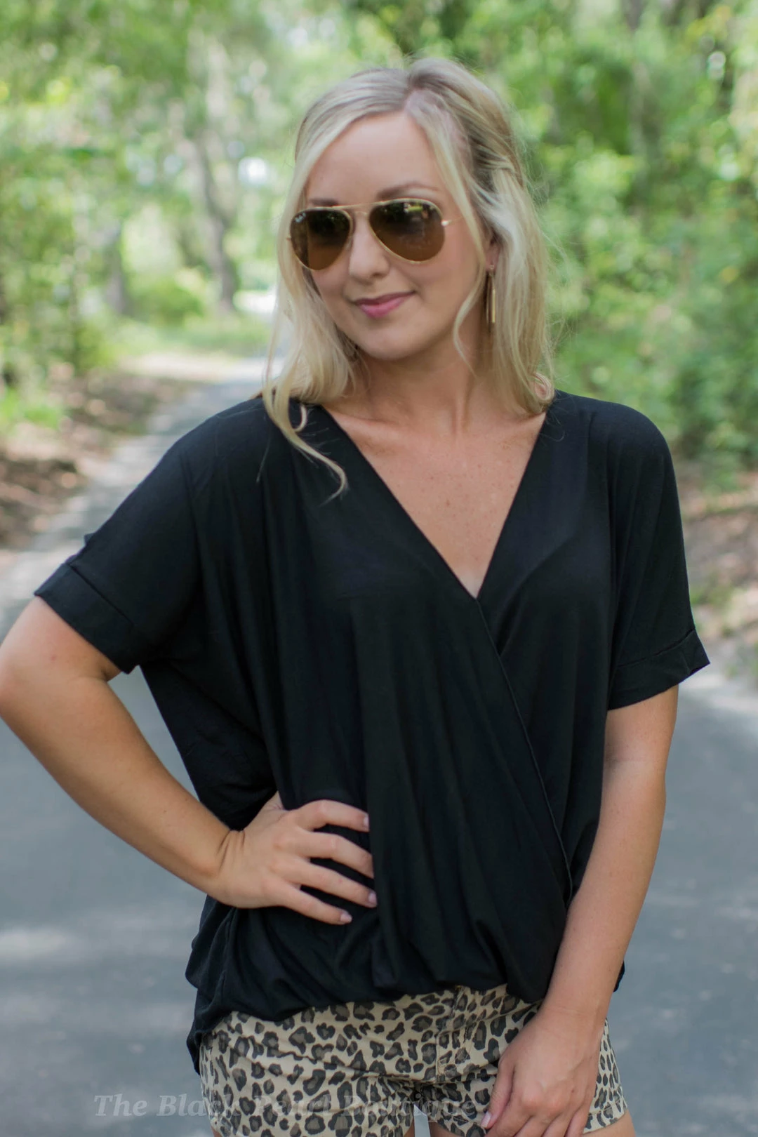 Hyfve Black Surplice Front Top 5 Hyfve Black Surplice Front Top