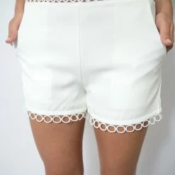 Very J Off White Dressy Shorts