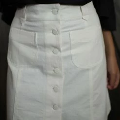 Very J Final Sale White Skirt