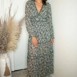 Baevely Floral Print Maxi Dress