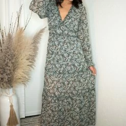 Baevely Floral Print Maxi Dress
