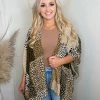 Jodifl Toffee Leopard Kimono