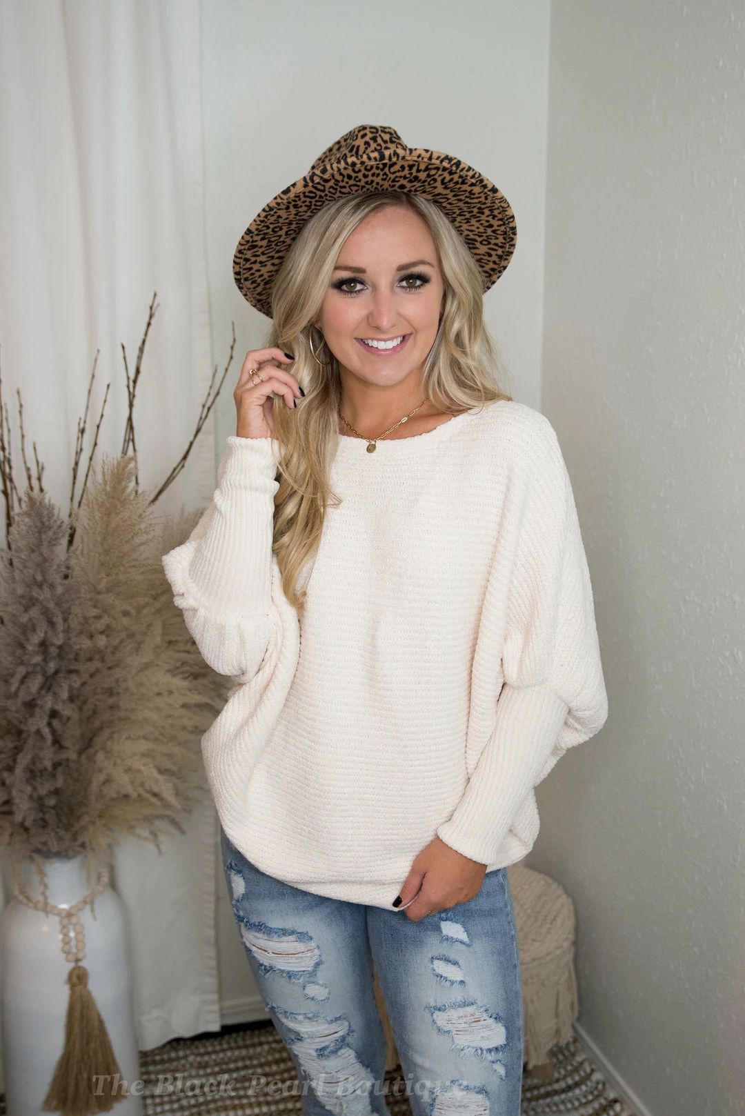 Hyfve Off White Dolman Sleeve Sweater 2 Hyfve Off White Dolman Sleeve Sweater