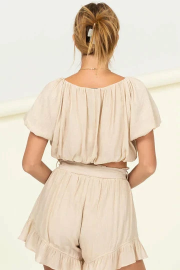 Hyfve Taupe Crop Top New Arrivals 2 Hyfve Taupe Crop Top New Arrivals