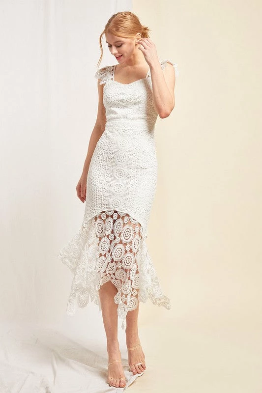 Lena White Lace Maxi Dress 2 Lena White Lace Maxi Dress