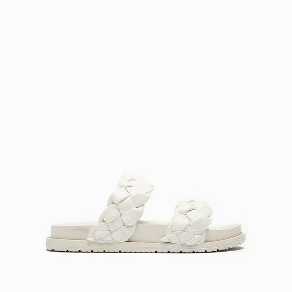 Quipid Two Braided White Sandal 5 Quipid Two Braided White Sandal