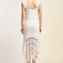 Lena White Lace Maxi Dress 9 Lena White Lace Maxi Dress