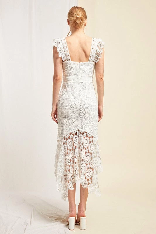 Lena White Lace Maxi Dress 5 Lena White Lace Maxi Dress